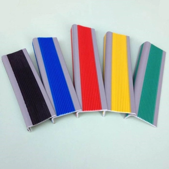Soft L Shape Anti Slip PVC Rubber Strip Stair Nosing