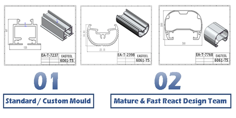 Aluminum Profile Custom Design Factory Aluminum Profile