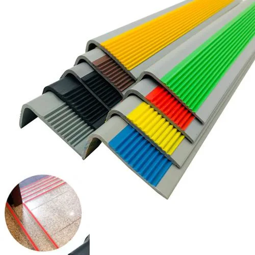 Soft L Shape Anti Slip PVC Rubber Strip Stair Nosing